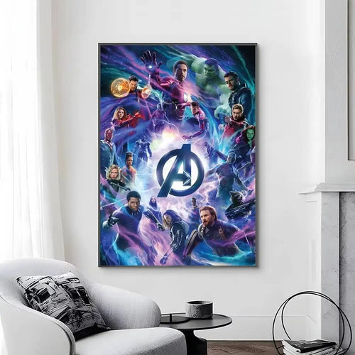 Avengers Infinity War Poster - Multicolored Portrait Design