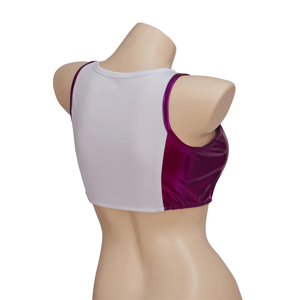 She-Hulk-sport-bh - vit och lila crop top