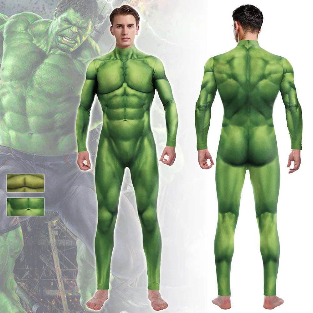 Hulk-kostume – Heldragt med grønne muskler