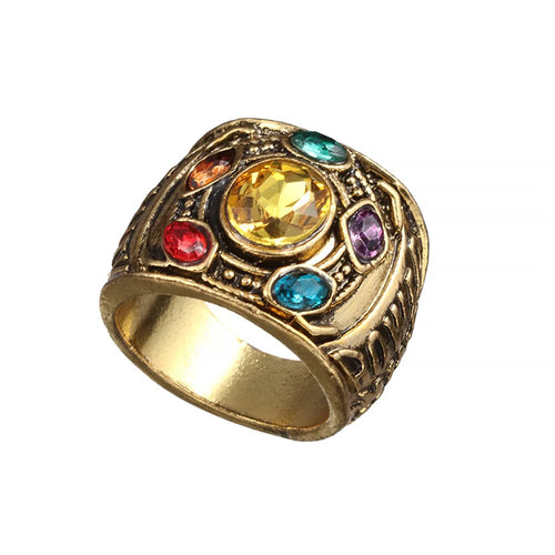 Thanos Infinity Gauntlet Ring - Gold Infinity Stones