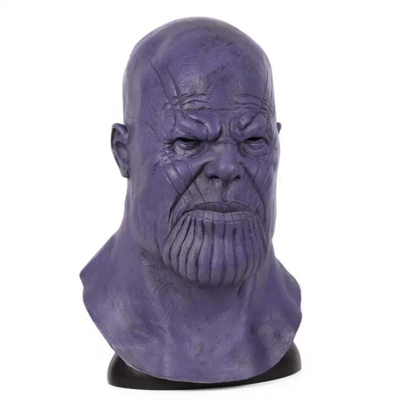 Thanos-latexmaske – Halloween-cosplay