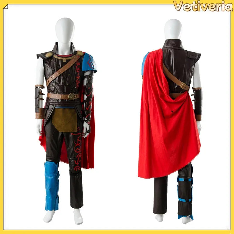 Cosplay kostým Thor Ragnarok – gladiátorský oděv s pláštěm