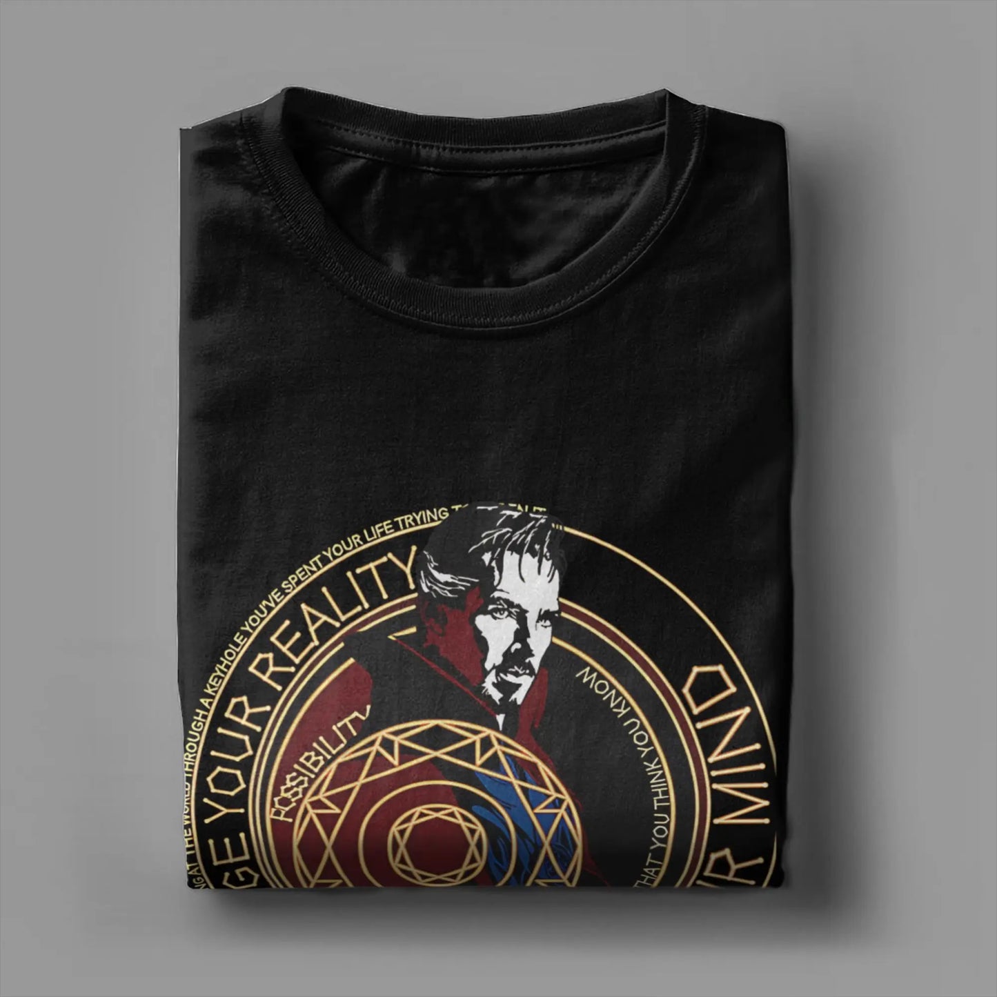 T-shirt Doctor Strange - Círculo místico Change Your Reality para homem