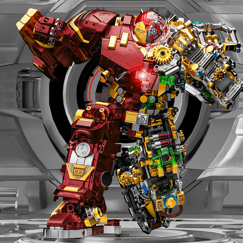 Avengers Iron Man Buster Brick Figure - 2776-Piece Building Set