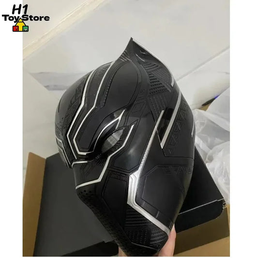 Cosplay helma Black Panther – měřítko 1:1, nositelná, s vysokou mírou detailů