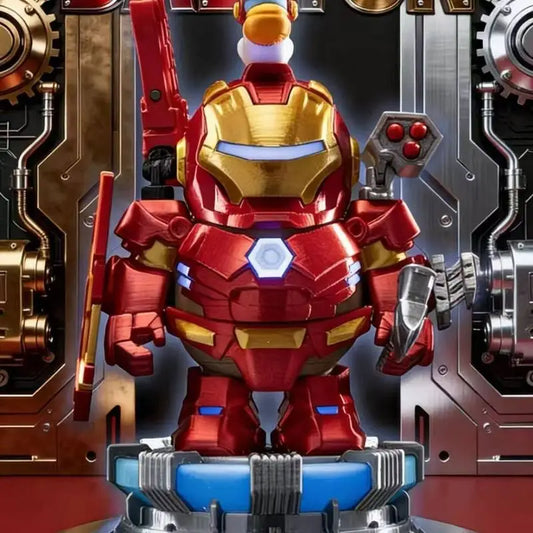 Iron Man kapibara figura – Piros és arany páncél