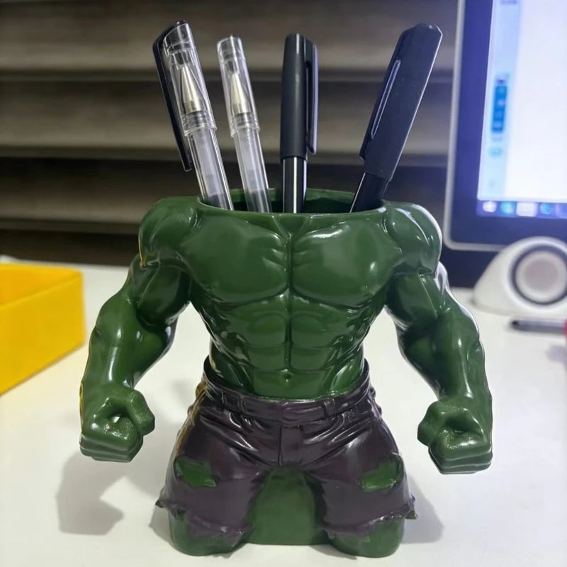 Suport pentru creioane Hulk – Bust musculos, organizare pentru birou