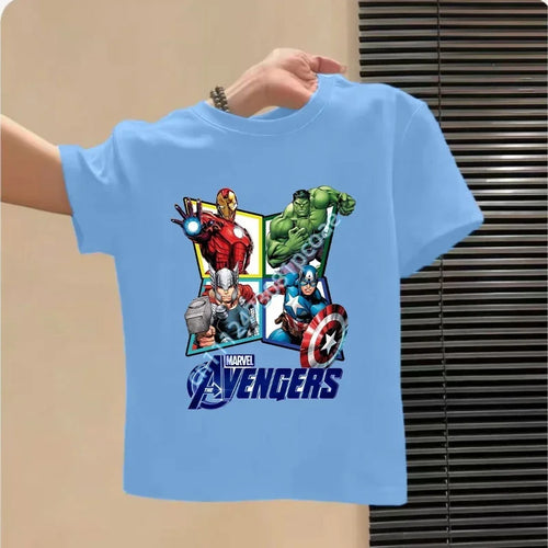 Kids' Avengers T-Shirt - Avengers Logo Design Blue