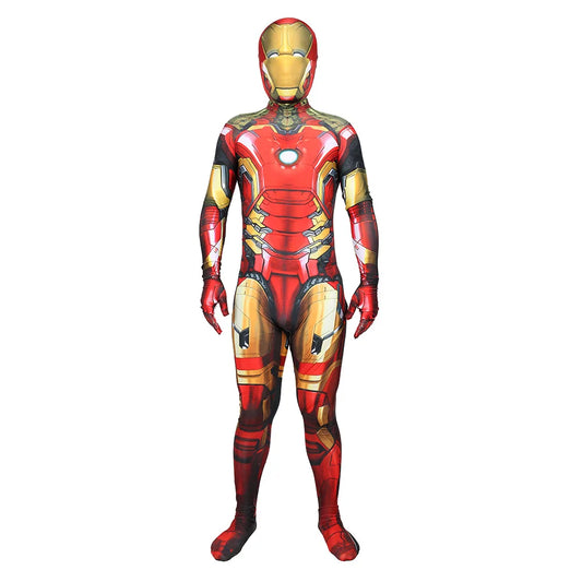 Iron Man Jarvis-jelmez gyermekeknek – kezeslábas levehető, világító sisakkal