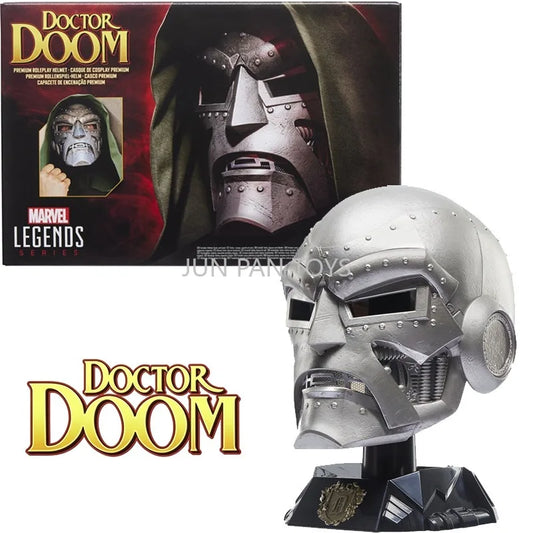 Cosplay helma Doctor Doom – Marvel Legends, prémiová kovová replika