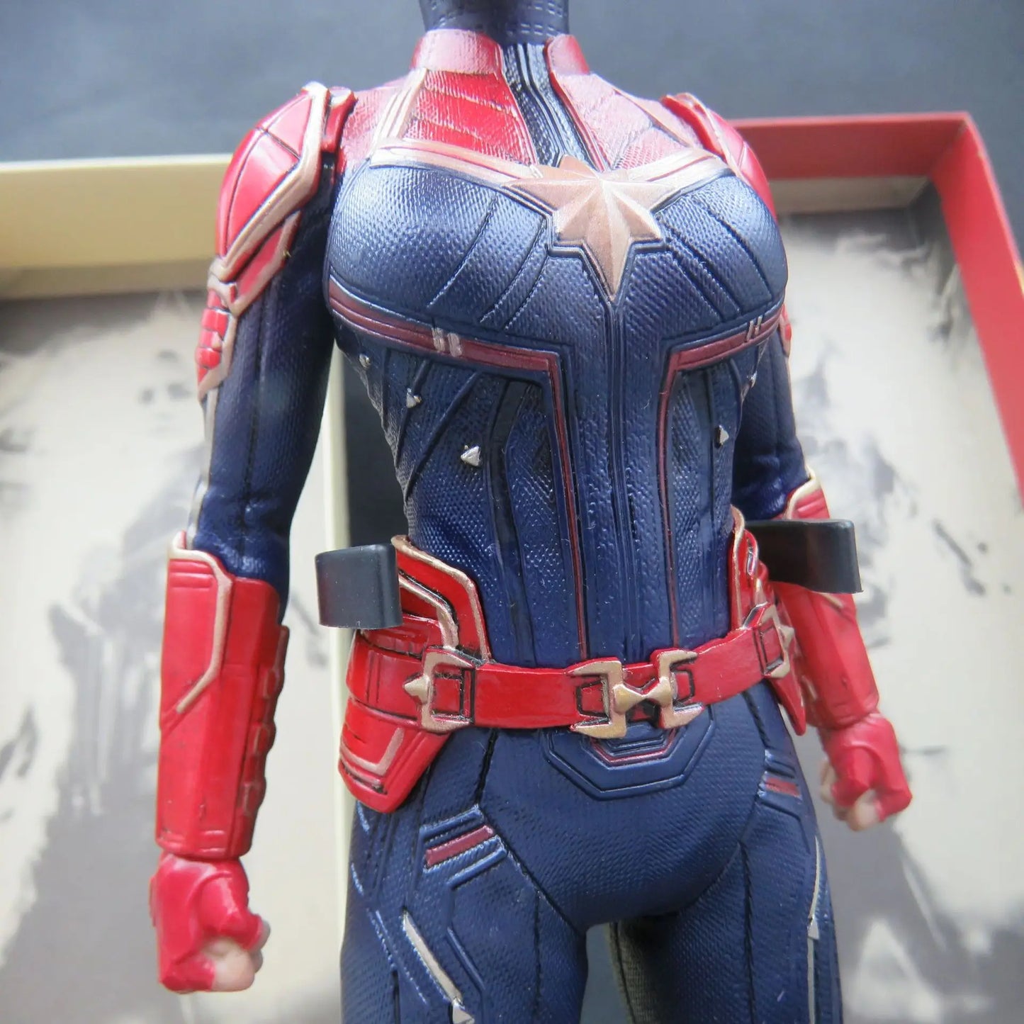 Statue Avengers Captain Marvel – collection en PVC, boîte de 30cm