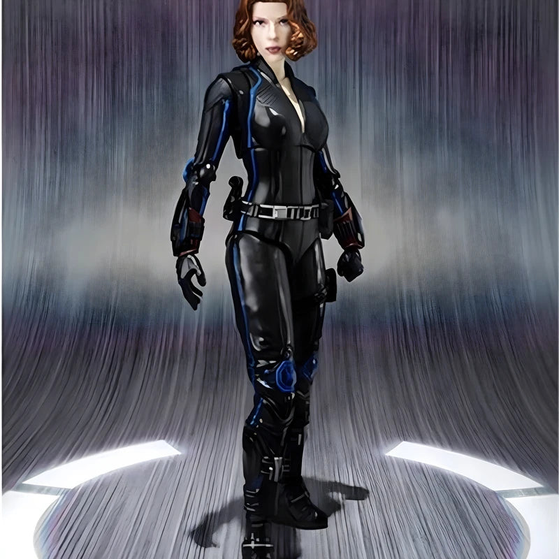 Marvel Legends Black Widow Figure - Realistic Light-Up Suit