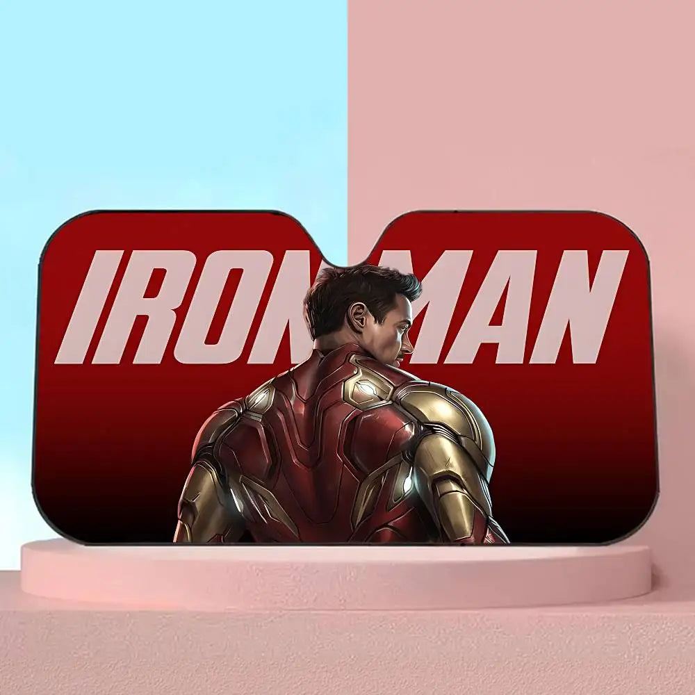 Sluneční clona do auta Iron Man – ochrana čelního skla před UV zářením