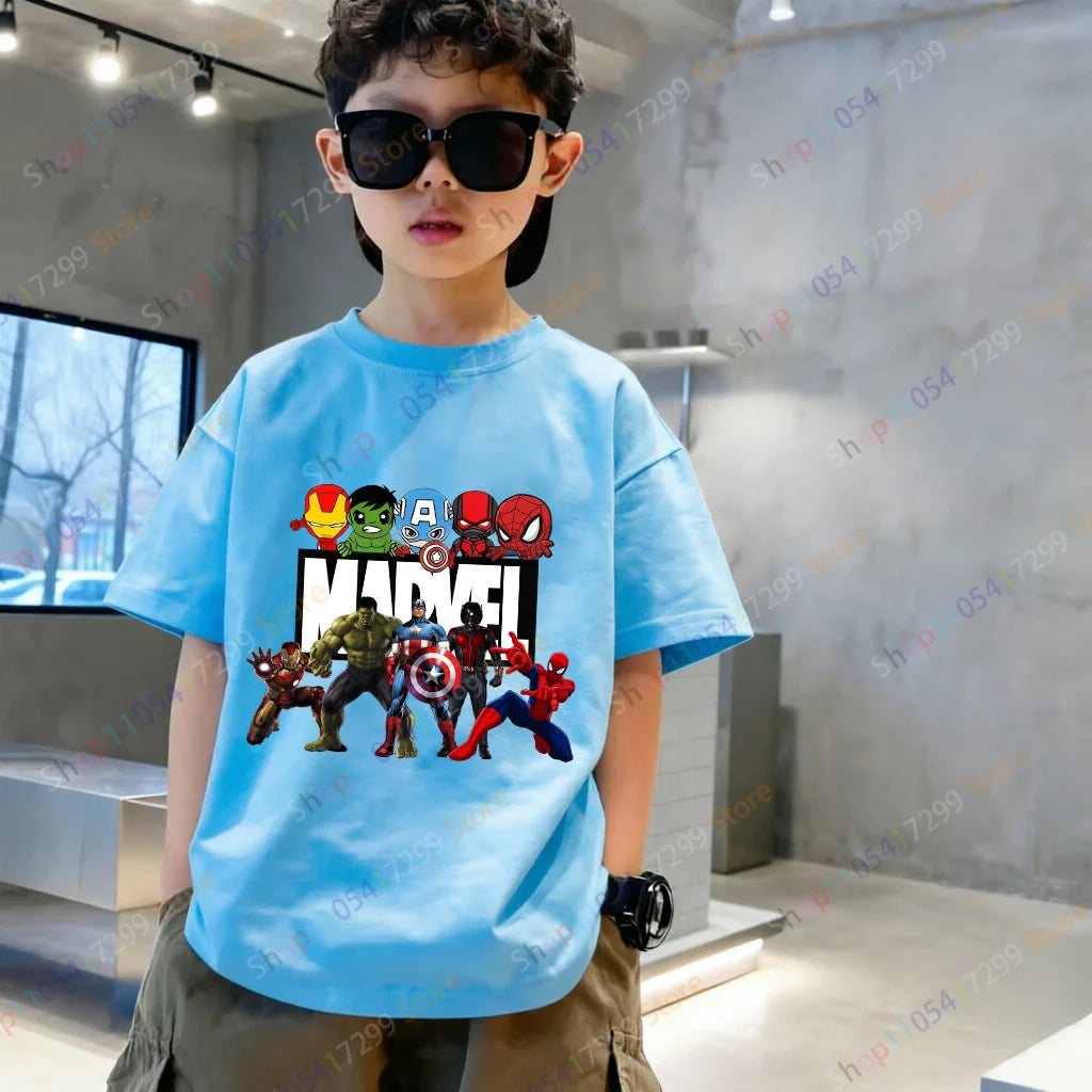 Marvel gyermekpóló – sokszínű chibi csapat