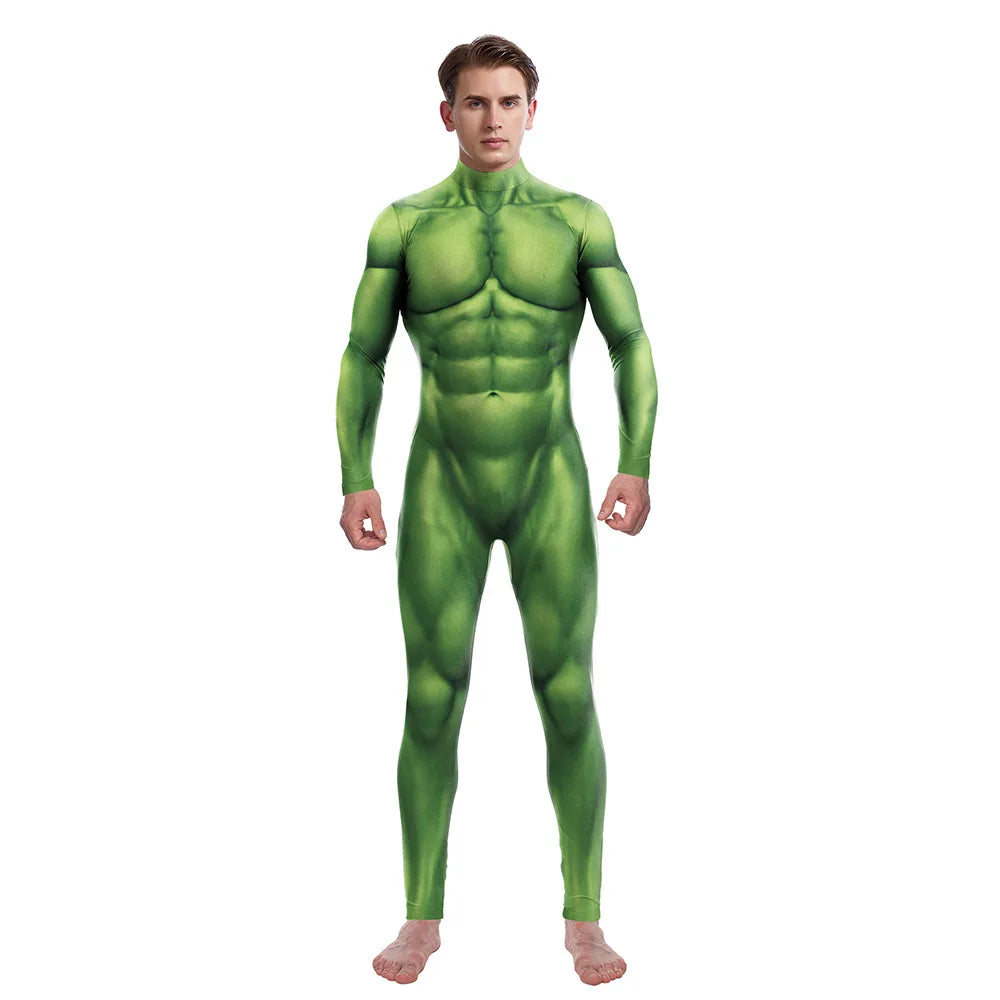 Hulk-kostume – Heldragt med grønne muskler
