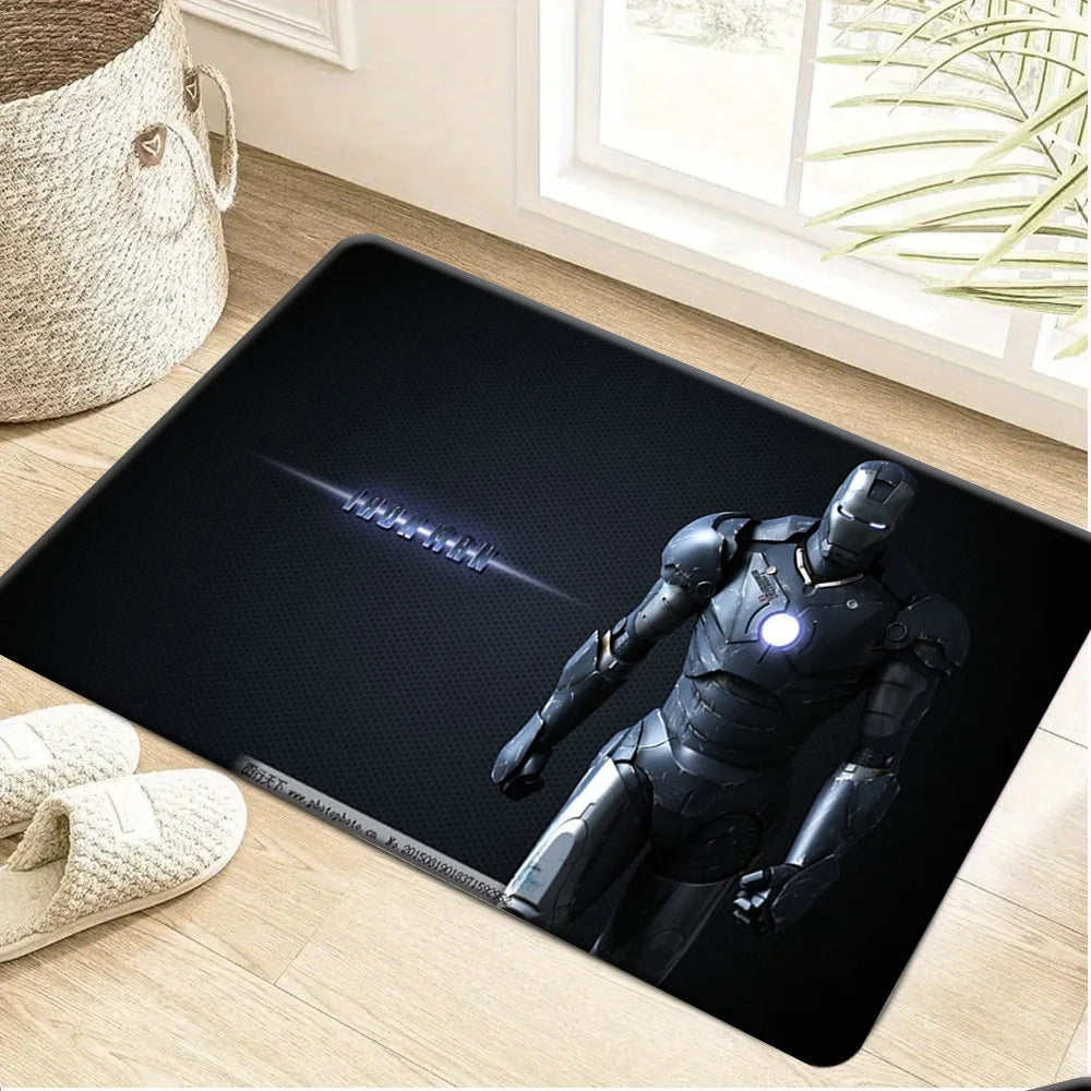 Avengers Iron Man Rug - Dark Silver Armor