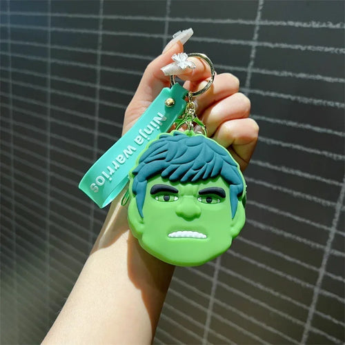 Portofel din silicon Avengers Hulk - față verde