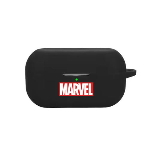 Marvel Comics-høretelefonetui – Sort-rødt logo