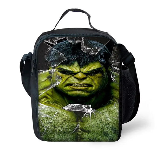 Hulk-matlådeväska för barn – ansikte med krossat glaseffekt