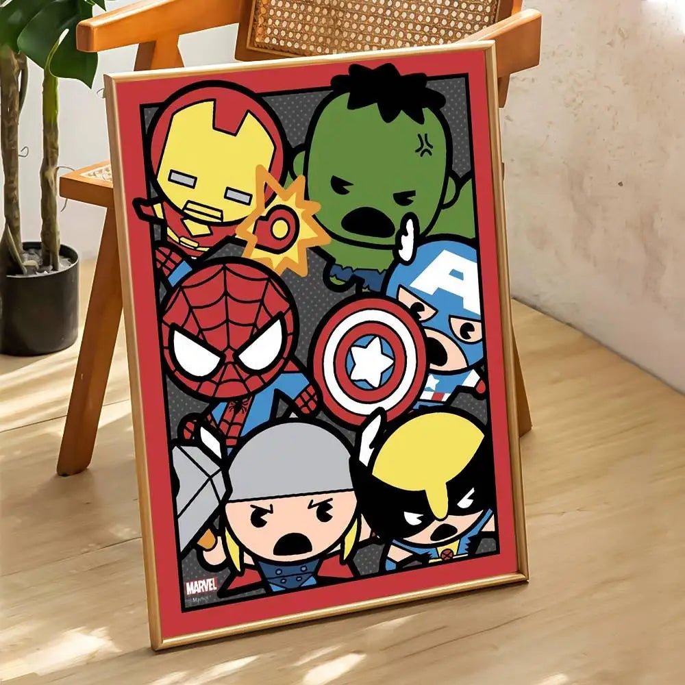 Avengers-csoportmatrica – Fali dekoráció