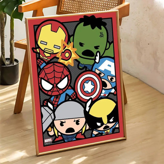 Autocolant Avengers cu grupul – Decorațiune de perete