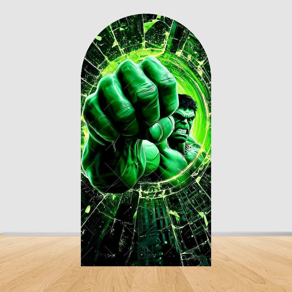Bosszúállók Hulk partyháttér-ív – Üveget betörő ököl