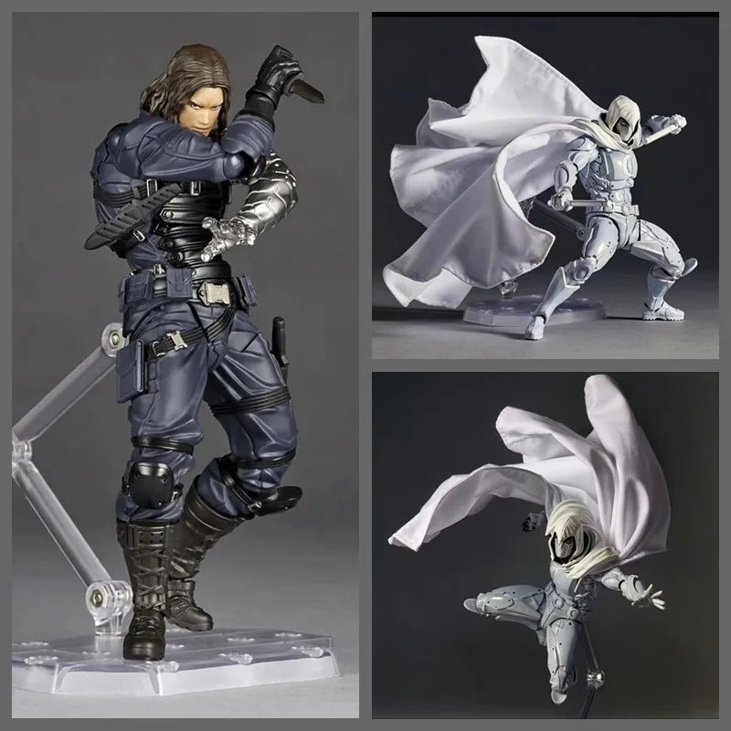 Winter Soldier Figure - Bionic Arm, Articulated Combat Pose