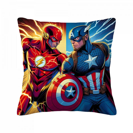 Bosszúállók-csoportos párnahuzat – Amerika Kapitány Flash ellen