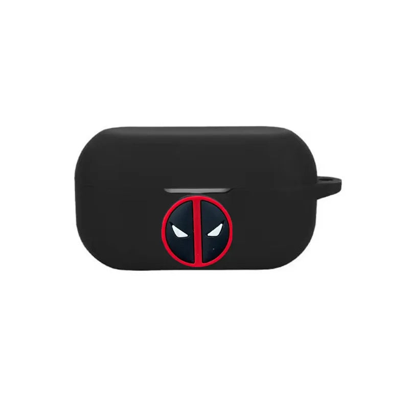 Avengers Deadpool-høretelefonetui – Sort logo