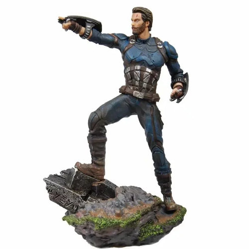 Avengers-figur Captain America – Steve Rogers med wakandanske skjolde